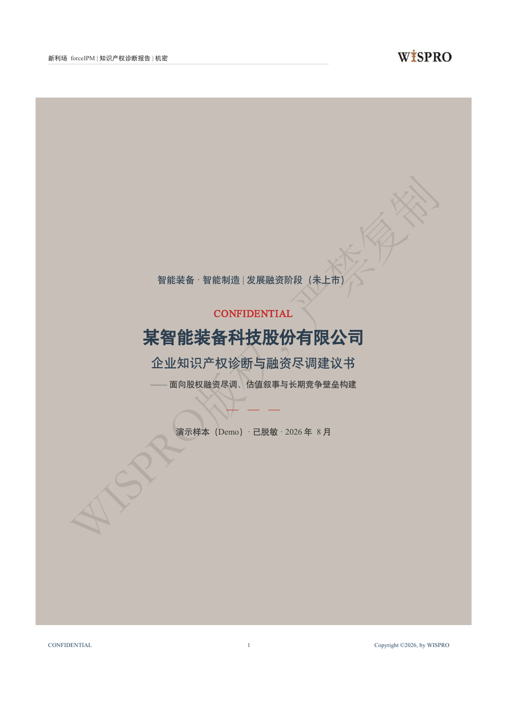 知识产权诊断示例
